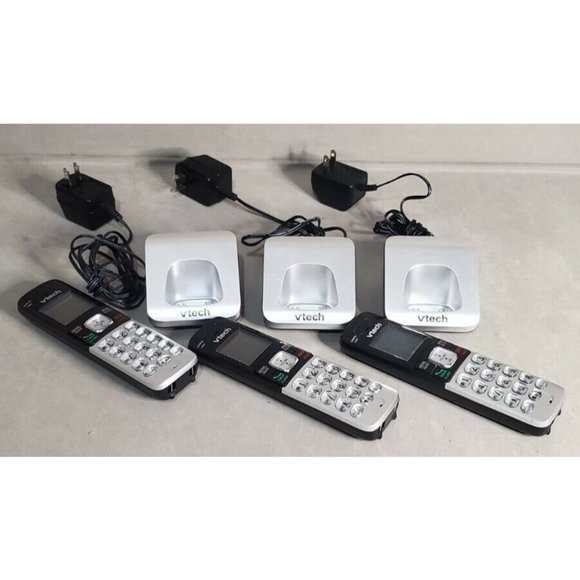 Vtech Cordless Telephone  AC 6V 300mA - Charger and Phone - Picture 2 of 2